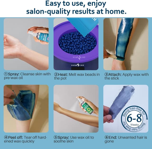 Thumbnail 3 de AURAFINE Chauffe Cire professionnel 4 perles