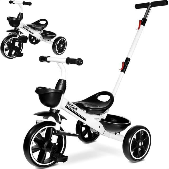 Detalle de KRIDDO 2-in-1 Toddler Tricycle for Ages 18 Months