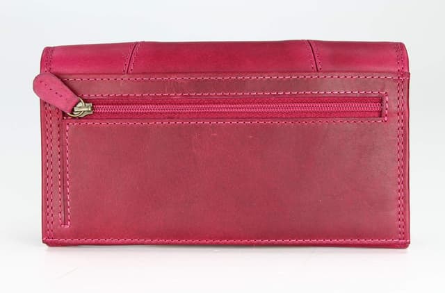 Detalle de Belli Vintage Leder-Geldbörse mit RFID