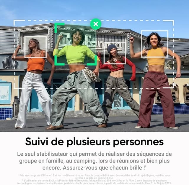 Thumbnail 3 de Insta360 Flow 2 Plus stabilisateur 15x