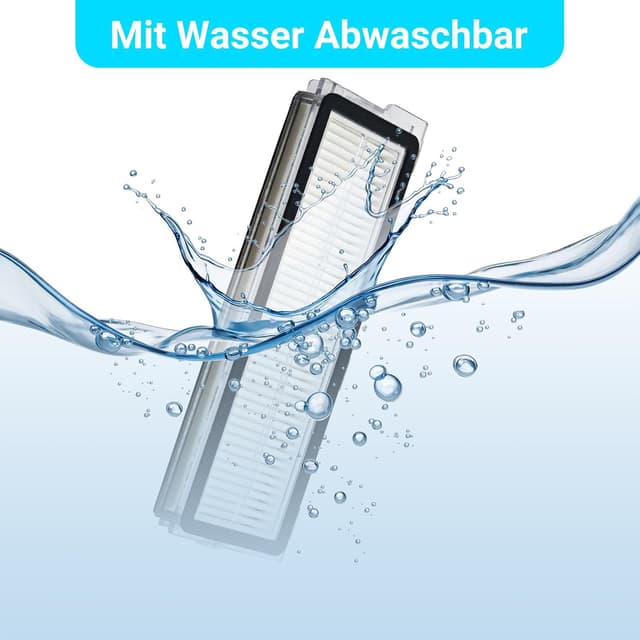 Detalle 2 de Bpbdzz Filter Zubehör für Roborock Qrevo 6er Set