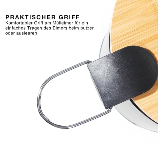 Detalle 2 de GREELUE 5L Kosmetikeimer Metall 5L 🗑