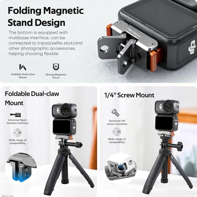 Thumbnail 4 de REYGEAK Magnethalterung für DJI Action 6/OSMO Nano