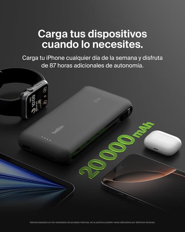 Thumbnail 3 de Belkin BoostCharge 20K Power Bank ⚡ Carga Rápida y USB-C