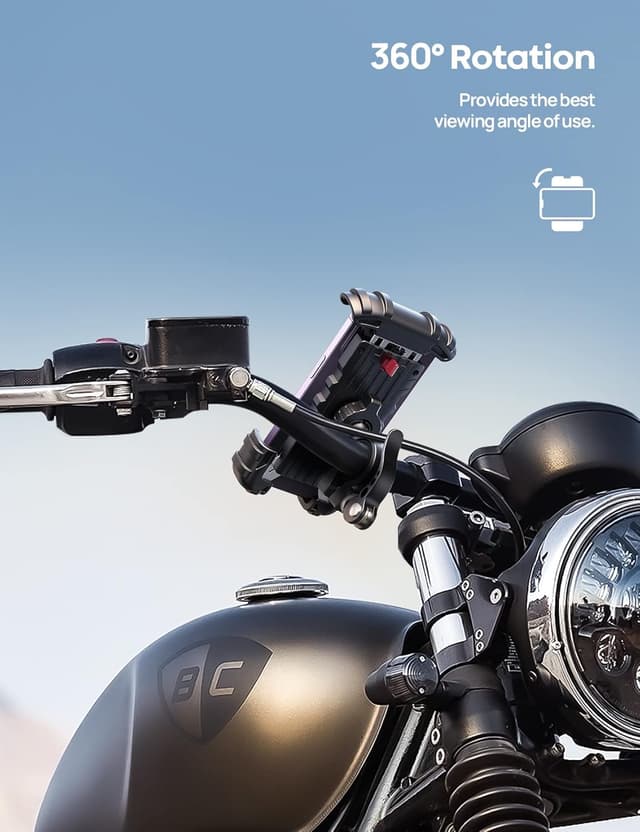 Detalle 2 de Lamicall Bike Phone Holder 4.7–6.8"