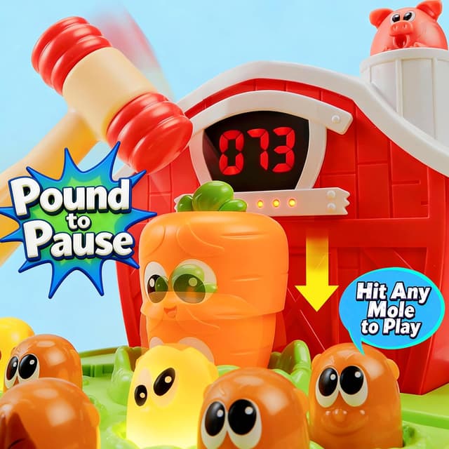 Detalle de lalalark JOVA Game for Toddlers (Ages 2–5) with Light & Sound, 4 Modes, 40 Levels