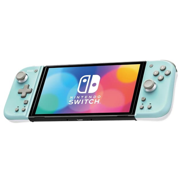 Detalle de HORI Nintendo Switch Split Pad Compact (Mint Green x White) ergonomic handheld controller
