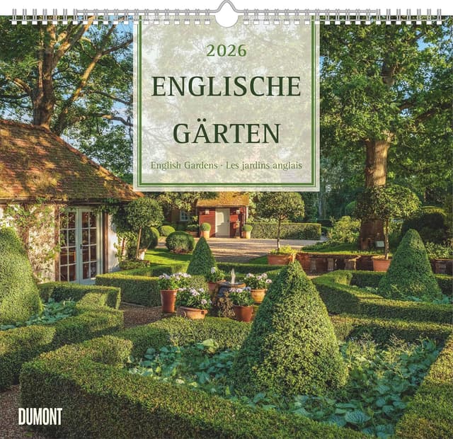 Imagen de DUMONT Englische Gärten 2026 Wandkalender 38 x 36 cm en OfertitasTOP