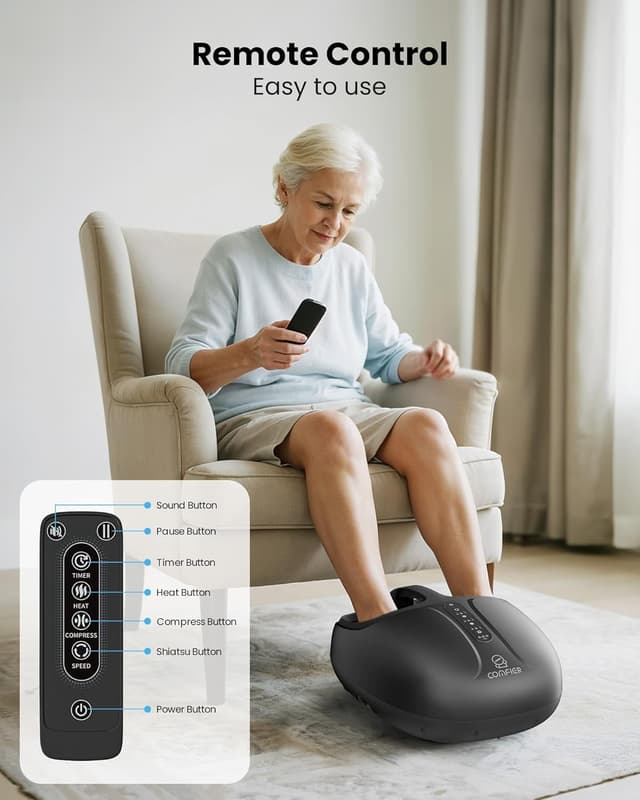 Thumbnail 6 de COMFIER Shiatsu Fußmassagegerät mit Wärme 46