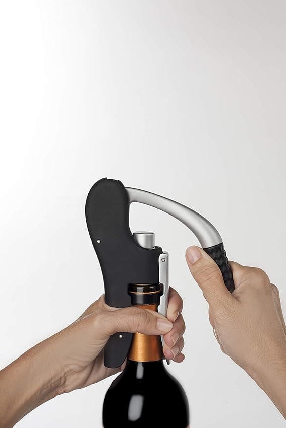 Thumbnail 3 de ARCOS Sacacorchos Manual Moderno para Vino 🍷 con Cortacápsulas