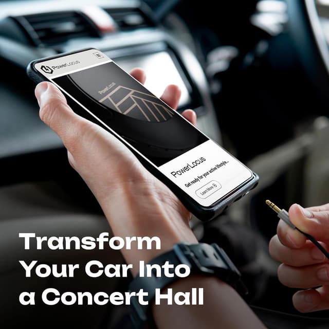 Thumbnail 5 de PowerLocus Cavo AUX 3,5 mm con microfono (1 m) placcato oro 24K, jack maschio-maschio TRRS per cuffie, auto, PC e console