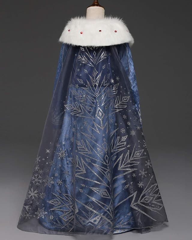 Thumbnail 2 de Eleasica Vestito Principessa Elsa 130