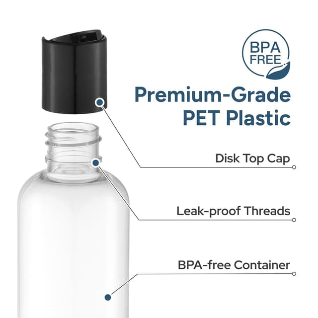 Detalle de Owlyee Travel Bottles 3.4 oz for TSA