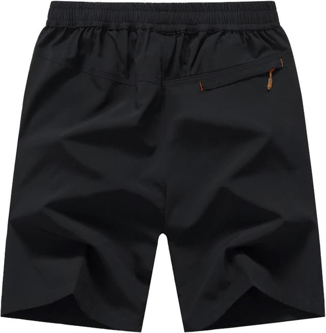 Detalle 2 de DAFENP pantaloncini sportivi da uomo da corsa con asciugatura rapida e tasche con zip