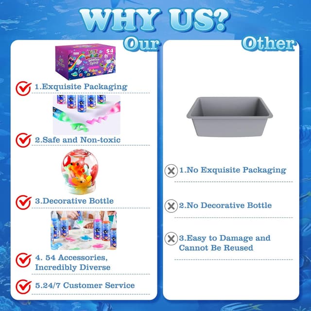 Detalle 2 de THH Water Gel Craft Kit 54‑pc