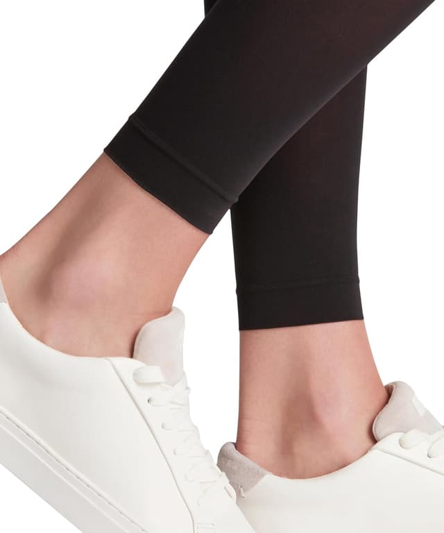Detalle 2 de FALKE Matt Deluxe 30 DEN leggings donna trasparenze velate tinta unita 1 pezzo Nero Black 3009 (S)