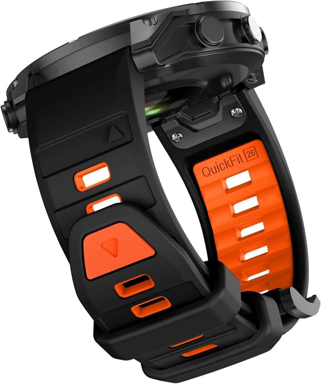 Detalle de Fenix 8 51mm silicone strap by OVERSTEP