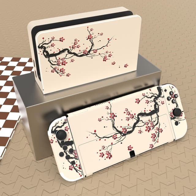 Detalle de PlayVital Switch OLED stickers set