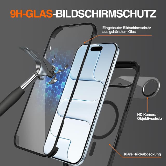 Detalle de Leedia iPhone Air 6,5 Zoll Magsafe Hülle