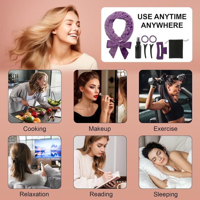 Thumbnail 6 de Anei Boucle Sans Chaleur, bigoudis violet