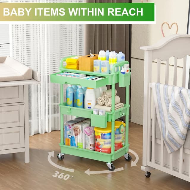 Thumbnail 5 de Yeabett 4-stöckiger Bastelwagen 4 Etagen 🚚