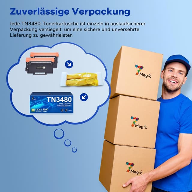 Thumbnail 6 de TN3480 TN3430 kompatibler Brother Toner 8000 S