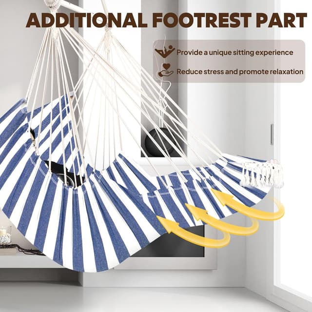 Detalle 2 de Chihee Hängesessel mit 2 Kissen, bis 227 kg