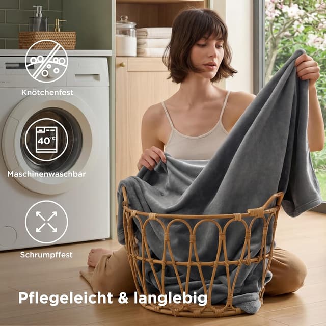 Thumbnail 5 de Bedsure Kuscheldecke 150x200cm 🛋