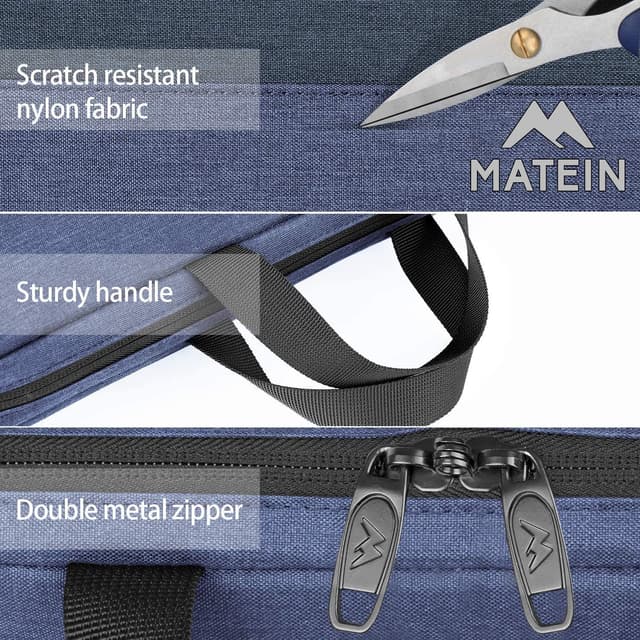 Detalle 2 de MATEIN Laptop Tasche 15,6 Zoll dunkelblau