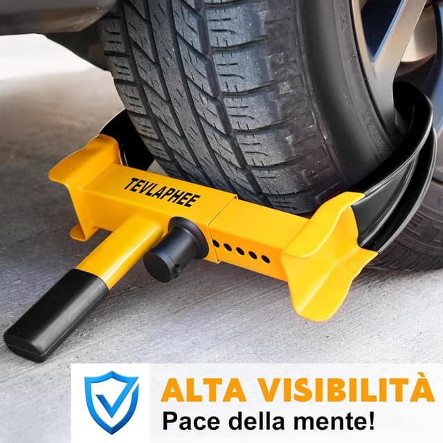 Thumbnail 4 de Tevlaphee Antifurto Blocca Ruota 19–30 cm