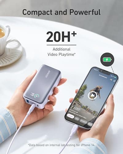 Detalle 2 de Anker Power Bank 533 (PowerCore 30W) 🔋 Cargador Portátil 10,000mAh