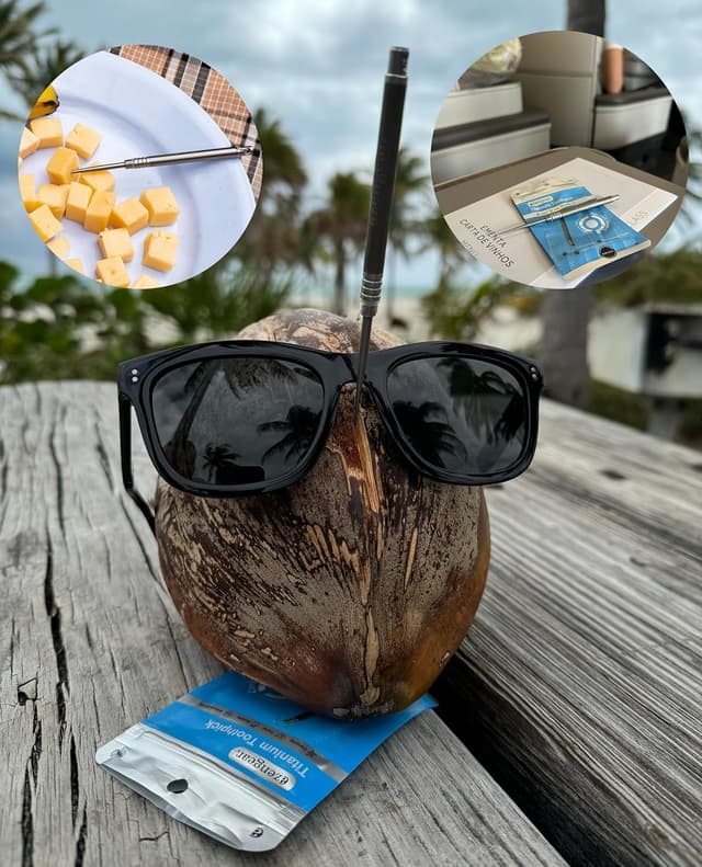 Thumbnail 6 de aZengear cure-dents en titane, lot de 2