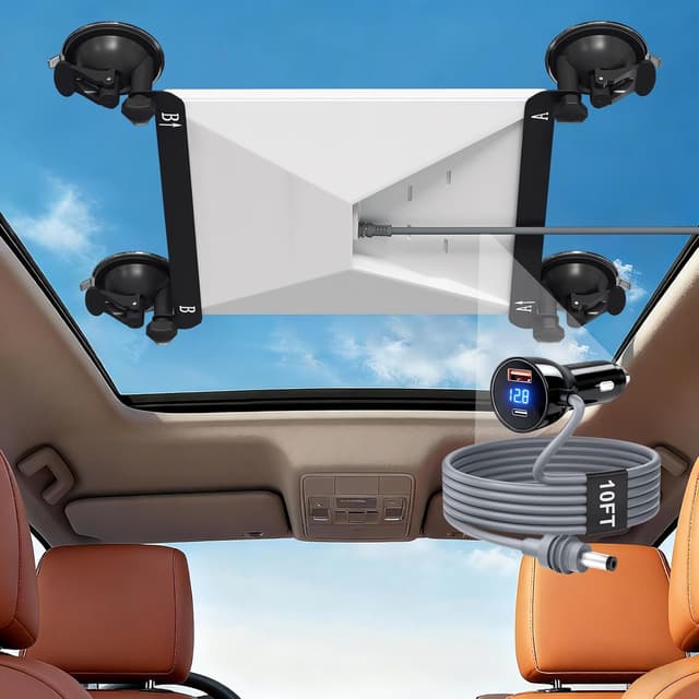 Detalle de Shruy Starlink Mini Suction Cup Mount 12V