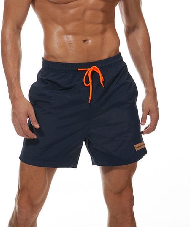 Thumbnail 4 de Ougelebo Badehose Herren mit Reißverschlusstasche Schnelltrocknend