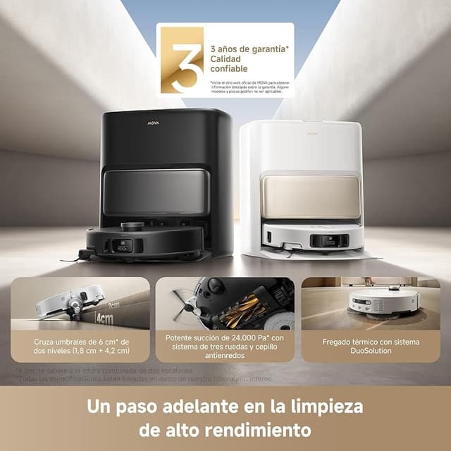 Detalle 2 de Mova V50 Ultra Complete Robot aspirador 24.000 Pa