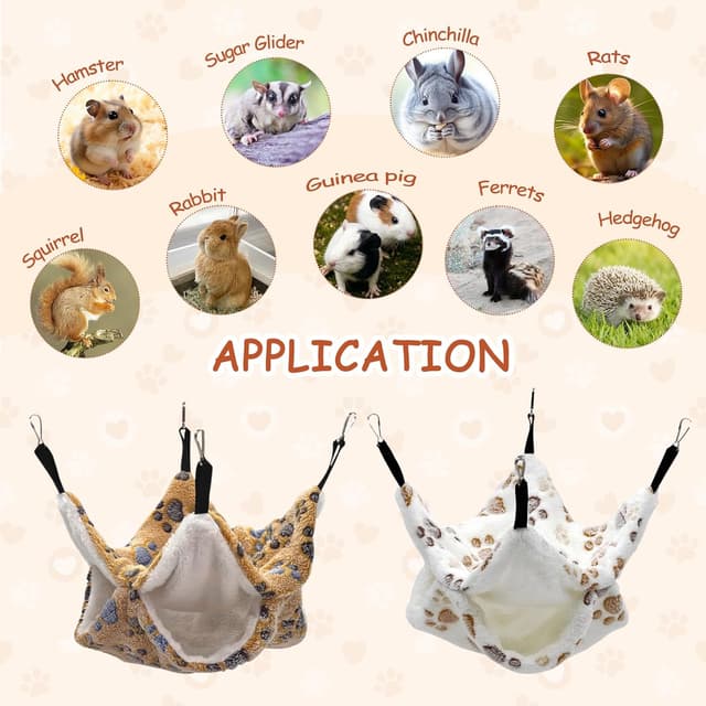 Thumbnail 2 de JJQHYC Rat Hammock Double Layer