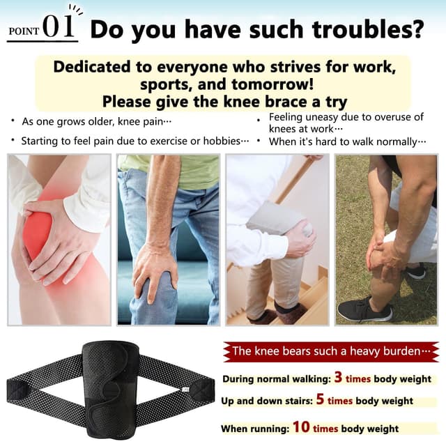 Detalle 2 de YwuLy Kniebandage Meniskus M