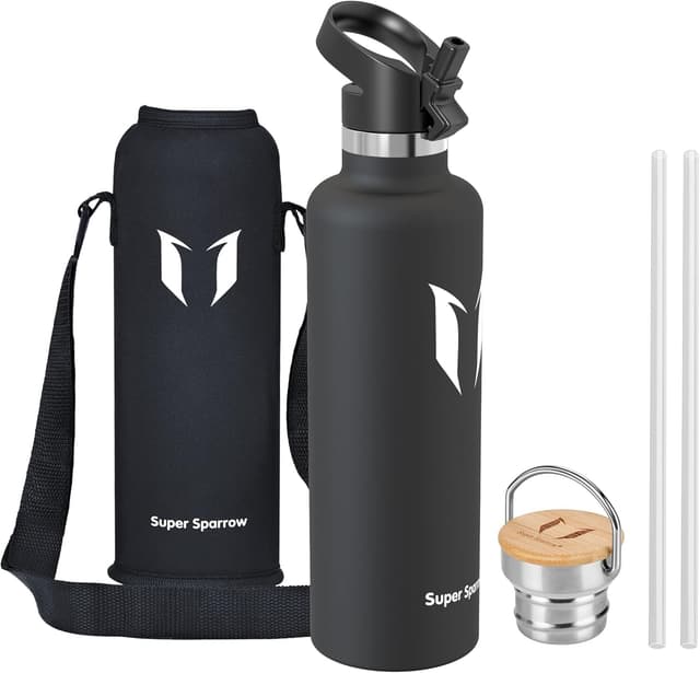 Detalle 2 de Super Sparrow Botella Agua Acero Inoxidable 750 ml