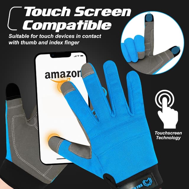 Detalle 2 de WESTWOOD FOX Gants de travail sécurité S