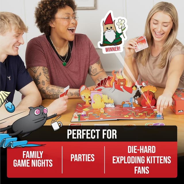 Thumbnail 6 de Exploding Kittens Board Game 2–6 Players