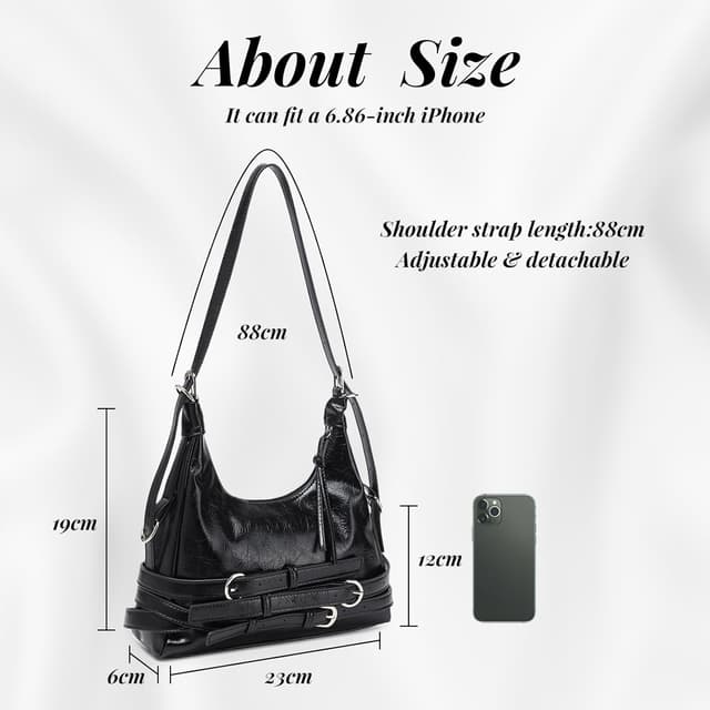 Detalle de Aucuu Sac à main cuir véritable femme