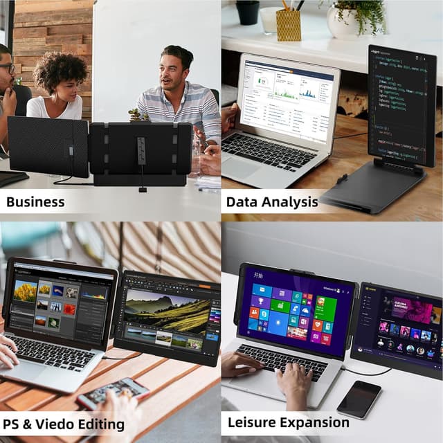 Detalle de Grazz 14 inch IPS laptop screen extender