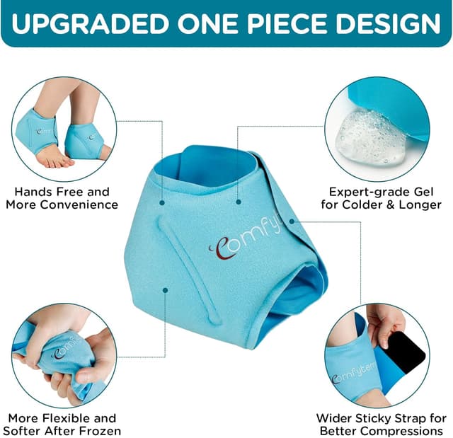 Thumbnail 4 de Comfytemp Ankle Ice Pack Wrap 2-Pack ❄️🦶
