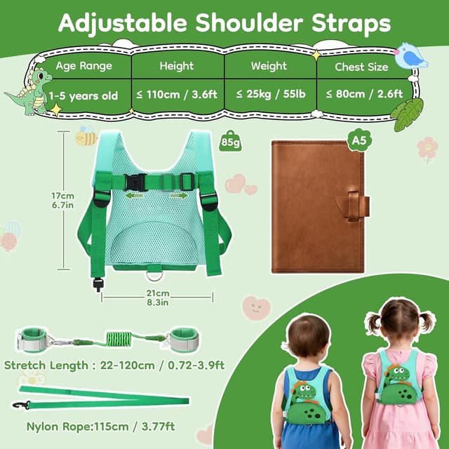 Thumbnail 5 de Dr.meter Kinderleine 1,2 m 🎒