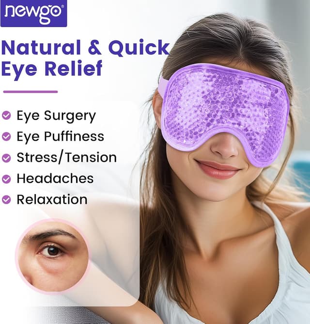 Detalle 2 de NEWGO Cooling Eye Mask for Puffy Eyes 1-Pack