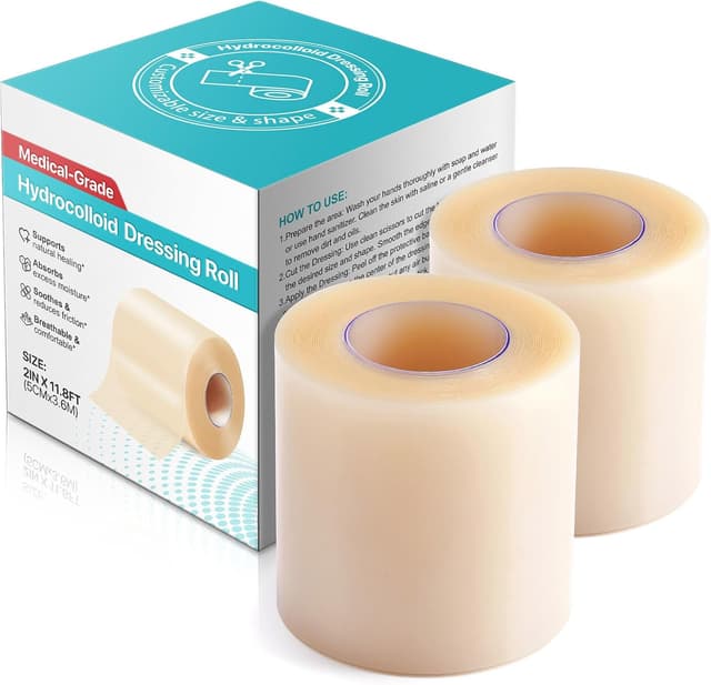 Detalle de Rollo de Cinta Hidrocoloide 5 cm x 3,6 m Flexible