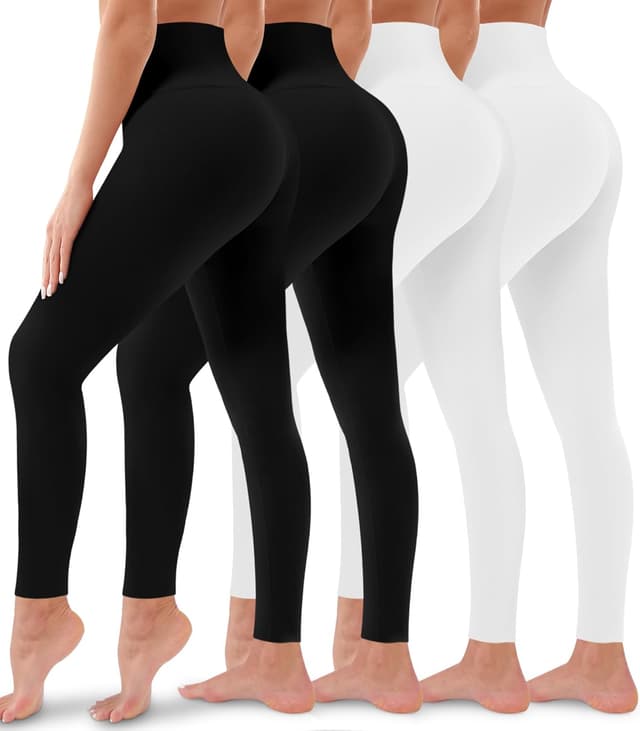 Thumbnail 6 de 4 Pack Leggings Butt Lift High Waisted 4.5"