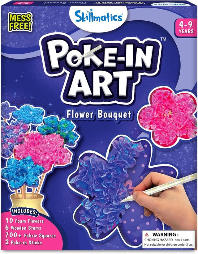 Detalle de Skillmatics Poke-in Art Flower Bouquet kit