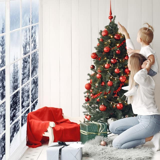 Thumbnail 3 de Aisnyho Winter Snow Scene Backdrop 8x6ft 🎞