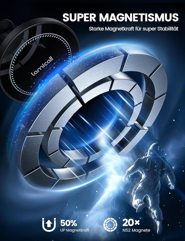 Detalle de Lamicall 15W MagSafe Autohalterung